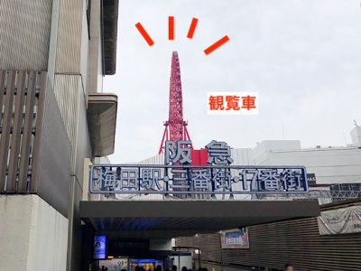 ゴリラクリニック大阪梅田院アクセス④