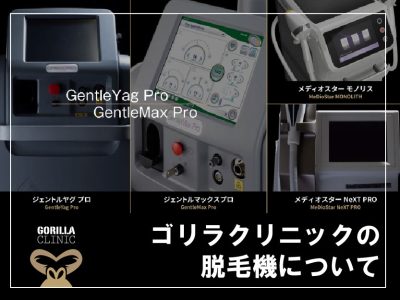 コ゛リラクリニック_脱毛機