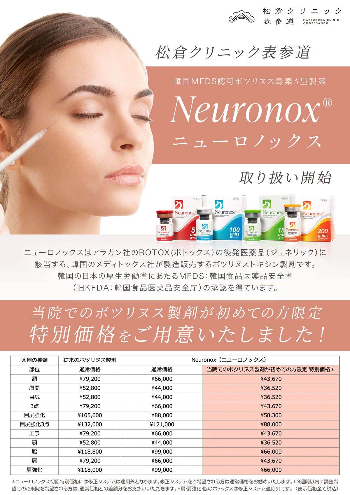 「Neuronox®（ニューロノックス）」の取り扱いが始まりました。
