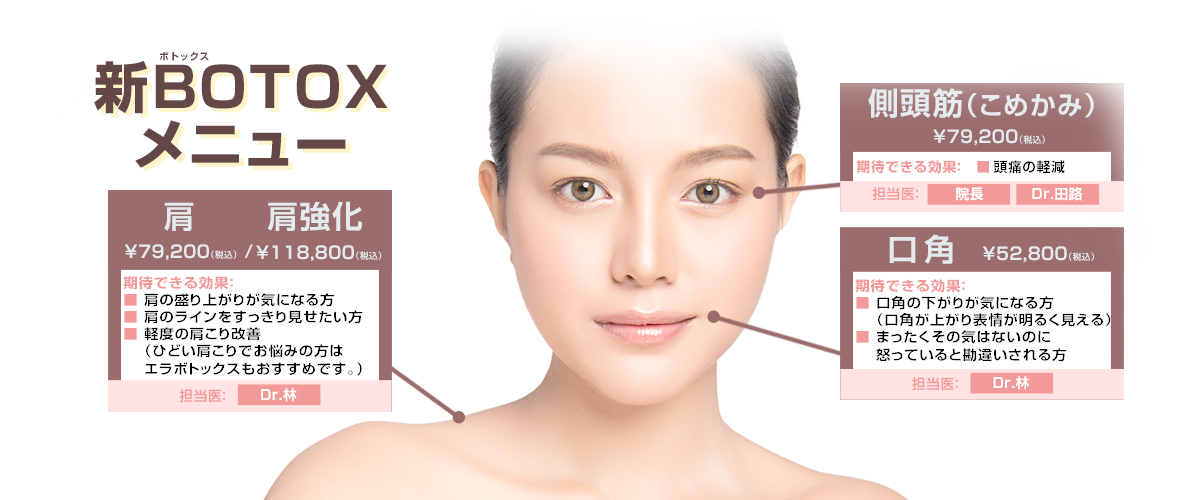 BOTOX新部位